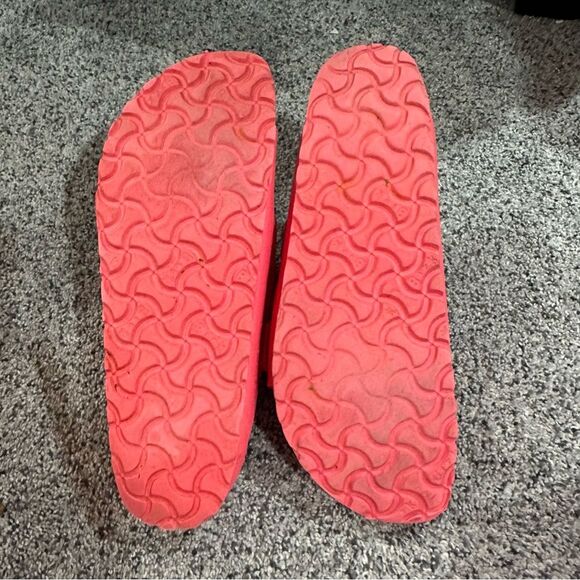 Birkenstock Light Red Eva Slide Sandals - Size 39 / 8-8.5 Women’s - Picture 7 of 9